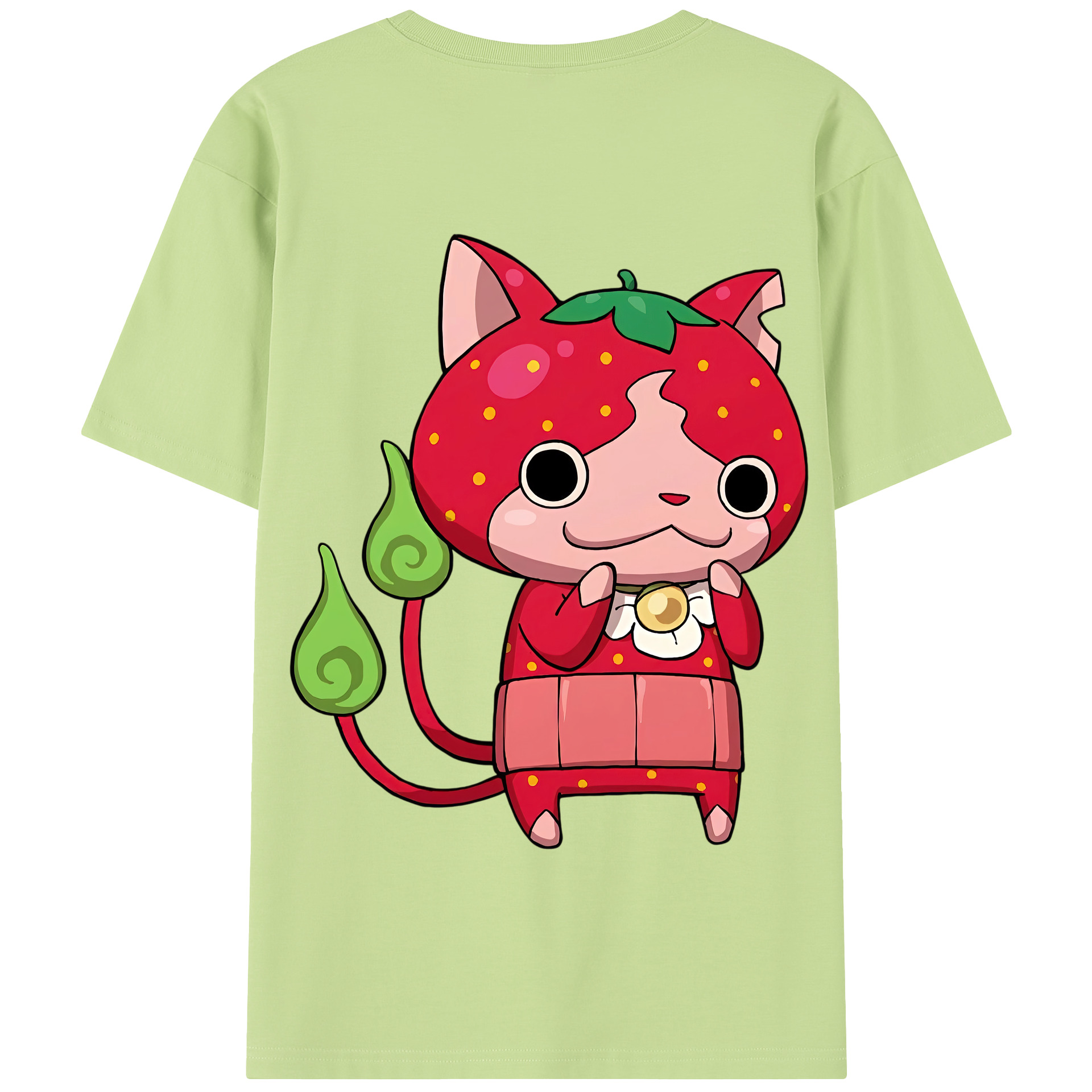 （画像用） 妖怪ウォッチ Yo-kai Watch 綿100％半袖Tシャツ（背面プリント）